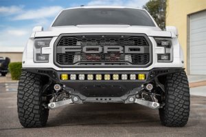 Ford F-150 Raptor Bumper - Front - Addictive Desert Designs - Rock Fighter Frame Cut - Hammer Black - `17-`20